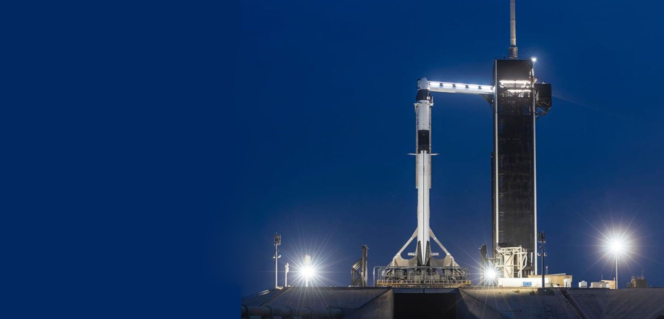 Space X Falcon 9 lite with LTI xenon lights